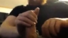 Beefy Big Ginger Bear Cums Hard