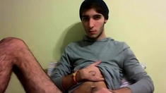 Hot hairy young athletic boys getting chest rub gay first
