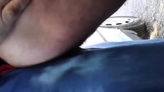 maduro me folla en aparcamiento oldman fuck parking