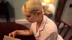 Downblouse Jerk - Baby Dolliiy Cute Pink Pyjamas