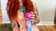 Hot redhead amateur teen girl riding and jerking boyfriend