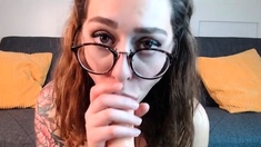 saradoesscience Begging For Cum Blowjob