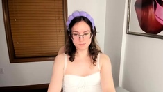 Amateur striptease and Solo masturbation
