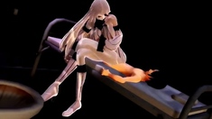 Awesome hentai anal sex with stunning excited nurse