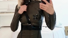 Blonde emo amateur solo masturbation