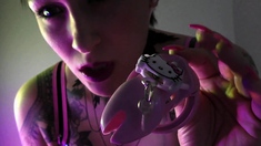 Beautiful brunette in sexy solo fingering masturbation 4 wmv
