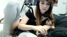 Amateur Teen Georgeus Brunette 2