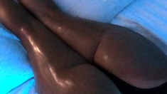 Thin long legs and a deep amateur ass