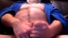 Grandpa's Solo Fun: Bear Daddy's Intimate Moment