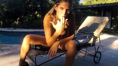 Blonde Babe Outdoor Masturbation Pleasure Photorama