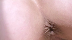 Close up amateur beauty uses her toy to masturbates