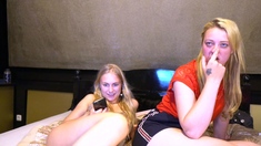 Blonde Teen Girls Lesbian Fun