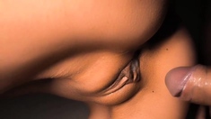 Hot Babe Gets a Creamy Cumshot in Her Pussy From an Unexpect