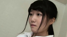 POV close up asian gf blowjob