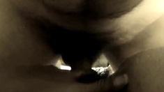 Bush Penetration Close-up - Hairy Amateur Mature Girl Pov