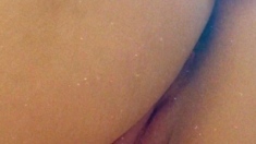 Cummy amateur pussy close up