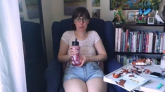 Webcam brunette solo masturbation
