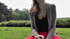 Outdoor amateur pov sex