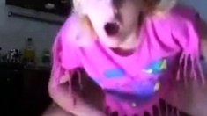 Daddy Fucks Me In The Kitchen