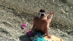 Horny Beach Voyeur