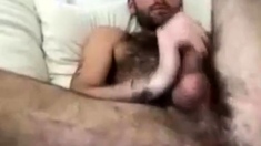 Super Sexy Str8 Hairy Guy cums on cam #116