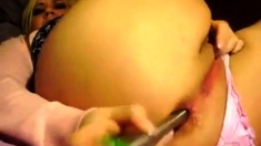 Wet Amateur Masturbates Ass And Pussy On Webcam
