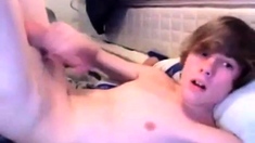 Cam Blond Youth Fucked Cums Loads