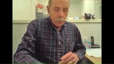 Old Guy Masturating