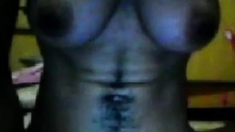 Hairy Tomboy Showing In The Webcam